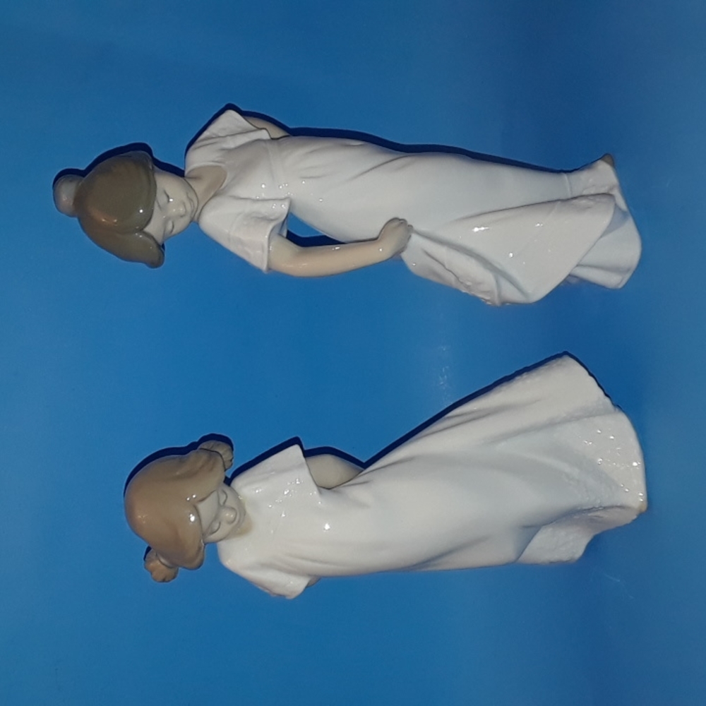 NAO Hand Made Porcelain Figurines Shy and Pretty